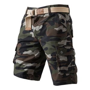 Herren Cargo Shorts Casual Camouflage Shorts Tactical Bermuda männliche Kleidung Wanderfischerei Sweatsuit Camo Jogger Shorts 240529