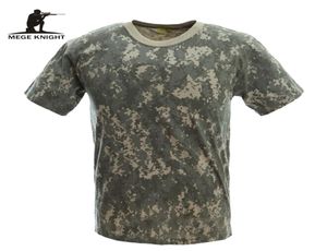 Mege военный камуфляж дышащий боевой футболист Men Men Summer Cotton Tshirt Army Camo Camp Tees 2204112590835