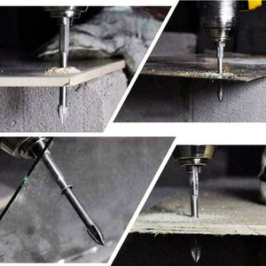 1st Effektivt Universal Drilling Tool Drill Bit Hole Opening Power Tools Cross Cementerade Carbide Opening Power Tools Accessorie