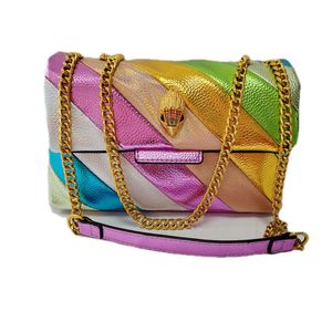 2023 Summer Nowe damskie torebkę Orzeł Bagę Rainbow Combination Color Contrast Bag 240529