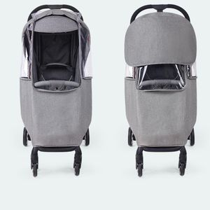 Universal Baby Barnvagn Regntäckning Klar fönster Vattentät vindtät solbeständig andningsbar barnvagn Tillbehör