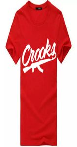 Crooks and Castles TShirts Men Short Sleeve Cotton Fashion Man TShirt Letter Male T Shirt Tops Tee Shirts37315518057543