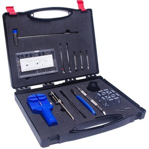 Uhr Reparaturwerkzeuge Kit Watchmaker Box Rückenback Hülle Abdeckung Opener Remover -Pin -Band Federstangen Gurt Link Pins Stahlwerkzeug Männer Damen Wat 261u