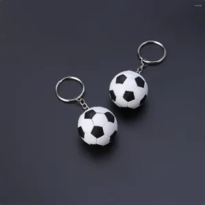 Embrulhado de presente 2 PCs Creative Key Ring Soccer Ball Keychain Football Keyring Metal Basketball Bags
