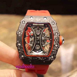Orologio da polso RM Designer Guarda di alta qualità orologio di lusso a forma di titanio Custodia Sapphire Mirror DGXB