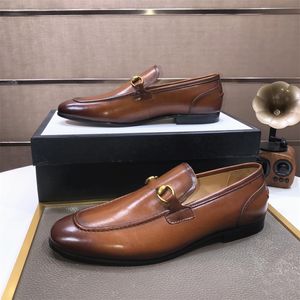 Men Formal Business Shoes Luxury Men's Crocodile Dress Shoes Male Casual Genuine Leather Wedding Party Loafers size 38-46