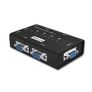 VGA Splitter 250MHz Distribuidor 1 em 4 OUT Suporte multiperador de duplicador de fora monitores Widescreen LCD