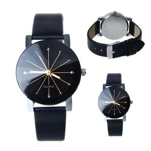 Armbandsur Yueshang Watches 2022 Relogio Feminino Watch Men Women Top Pu Leather Military Time Clock 305i