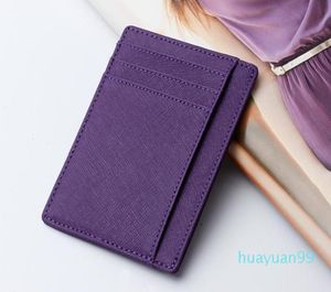 Newfashion design male female leather credit card holders with box short wallet holders5584680