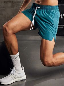 Shorts masculinos 2024 Novos shorts masculinos de verão Treinamento de fitness de nylon seco rápido Running Sports Sports Men PLUS TAMANHO DE TRANSTERAÇÕES GYM PLANÇAS CURTAS Q240529