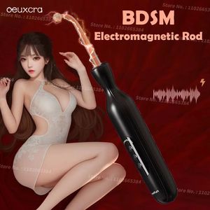 BDSM escravo haste elétrica haste vaginal caneta sm flerte erótico brinquedo gspot clitóris de mamilo estimular brinquedos sexuais para homens homens adultos jogo 240524