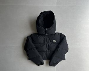 22SS 뜨거운 판매 런던 다운 재킷 여성 아이 롱트 분리 가능한 후드 레드 복어 검은 색 1TO1 최고 품질의 겨울 코트 5622456