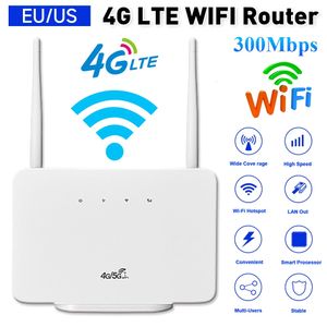 4G LTE CPE Router 300Mbps 4G Modem sem fio Modem de antena externa Repeater Wi -Fi Spot de bolso ao ar livre com slot para cartão SIM 240522