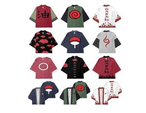 Men039s Tshirts Anime Kakashi Kimono Konoha Madara Haori Sasuke Cosplay Figurinos Uchiha Símbolo Japonês Cardigan Pijamas 5676042