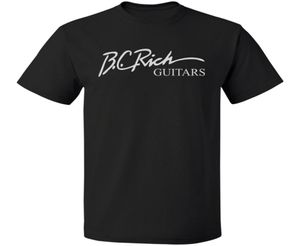 BC Rich Guitars 1 Black Tshirt 100 bawełny S 3xl O szyja koszula plus rozmiar T -Krótkie rękawy 100 Cotton8879513