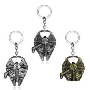 Key Rings Série de filmes Keychains abridor de estrela aeronave espacial de cerveja Bottle Bottle Bottle Metal Keyring Jewelry Pingente Acessórios D Dhmmj