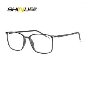 Sunglasses SHINU Lightweight Full TR90 Frame Progressive Multifocus Lens Reading Glasses Men Magnification Strengths Eyeglasses Near & Far