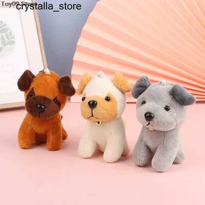 Plush Keychains 1 cute 105cm wolf dog plush toy cartoon pendant soft filled doll keychain backpack car bag keyring decoration childrens giftS2452804 s2452909