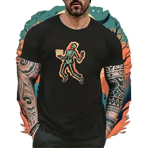 クールマンTシャツ半袖綿ソフトカジュアルデイリーウェアメンズトップティー漫画印刷S-3XL卸売Tシャツシャツ