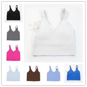Roupas femininas Yoga Sports Sport Bra Fitness Top em forma de U Outdoor Gym Gym Sport Mulheres roupas íntimas sofisticadas de costas