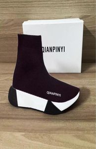 Gai Socks Boots Spring Autumn Classic 섹시 체육관 캐주얼 여성 디자이너 신발 패션 남성 스포츠 니트 탄성 플랫폼 부츠 레이디 L3681165