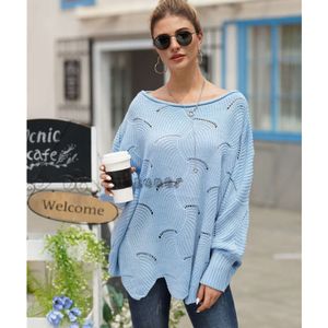 2024 Spring and Autumn Style Women's knitted sweater Bat Sleeves Knitted Bottom Shirt Single piece Pullover Knitwear Printed Knitted Shirt Top Woolen sweater IUZJ