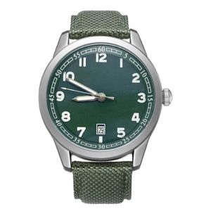 Mens Automatic Watches Army Green Nylon Strap Mechanical Wristwatch Men sport Watch Montre de luxe Wristwatches relogio2847 331W