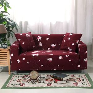 Stol täcker stretch soffa soffa tryckt kärleksat slipcover soffor elastiska spandex möbler skydd med 2 kuddväskor