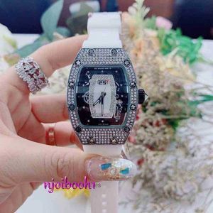 Запястье RM Designer Watch High Caffice Luxury Watch Wime Wine Barrel в форме титанового корпуса сапфировое зеркало 0NMP