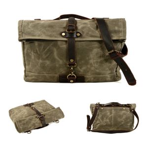 Bolsa de ciclismo de cera à prova d'água Motocicleta Casual Motion Men Bags de ombro Locomotive Mulheres Pacote lateral Bola pobre 269D