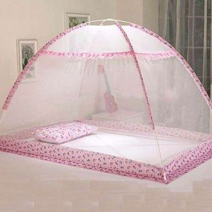 Great Facaton Oftoon Nede dobrável para crianças Bed Baby Canopy Berço infantil portátil Mongoólio Yurt Mosquito Netting L2405