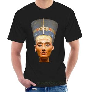 MEN039S Tshirts Brand Cotton Men Men Basic Tops Queen Nefertiti древний египет Берлин Статуя бюста египетского искусства смешная футболка 0797616505