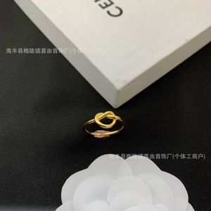 Master carefully designed Celing rings for lovers Knot Trendy Ring Love Simple Small Design EML8