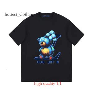 Lousi Vouton Shirt 2024 Luxury Tshirt Men S Women Designer T Shirts Short Summer Fashion Casual With Brand Letter High Quality Designers T-Shirt S-3Xl dfa3