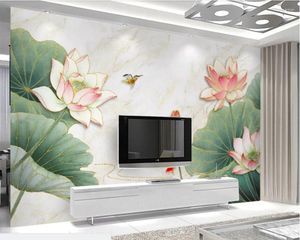 Bakgrundsbilder kinesiska marmor textur guldtråd lotus tapeter papel de parede vardagsrum soffa TV bakgrund kök vägg papper heminredning