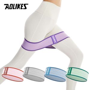 AOLIKES Resistance Hip Booty Glute Thigh Elastic Workout Bands Squat Circle Stretch Fiess Strip Loops Yoga Gym Equipment L2405