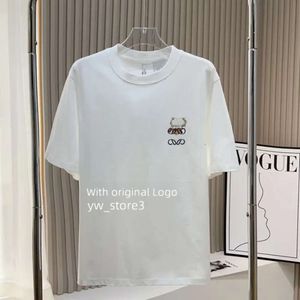 デザイナーローウェシャツメンズTシャツloeweveシャツサマーファッションカジュアルTシャツ男性