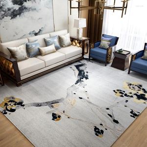 Carpets Chinese Style Home Living Room Bedside Carpet Modern Large Polypropylene Coffee Table Floor Mat Abstract Pattern Bedroom Rug