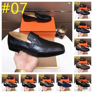 26style Luxuosos Mocassins Sapatos de couro requintados para homem de designer de negócios Sapatos de vestido elegantes Moda Men dos apartamentos 38-46