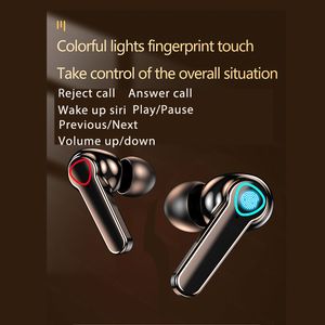 M19 Bluetooth Wireless headset 5.3 Bluetooth Earphones IPX5 Waterproof Headsets with Mic HiFi Stereo Music Earbuds for all phone