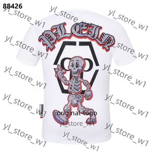 PLEIN BEAR T SHIRT Mens Designer Tshirts 1:1 production Skull Man Shirts Classical High Quality Hip Hop Rhinestone 100% cotton Philipe Plain shirt fcf8