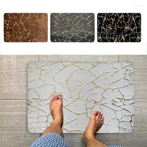 Bath Mats Thick Soft Mat Absorbent Shower Anti Slip Carpet Rug Living Room Entrance Door Bathtub Side Home Decor