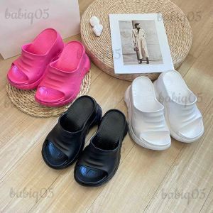 Hausschuhe Frauen Marshmallow Pantoffeln: Bequeme Schaumstoffschieber -Sandalen für Strand-, Freizeit- und Sportkleidung