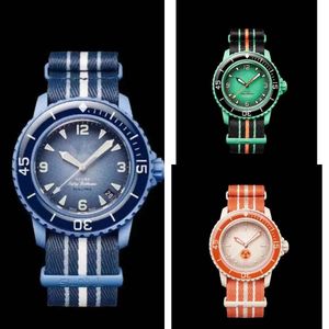 Bioceramic Herren Watch Ozean Automatische mechanische Uhren hohe Qualität voller Funktionen pazifischer Antarktis Indian Designer Bewegung S S