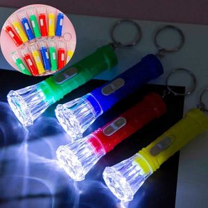Plush Keychains 10 mini childrens LED flashlight keychain toys childrens birthday party gifts Pinata filling Goodie bag sample gifts S2452803