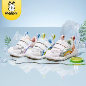 BOBDOGHouse Girl's Trendy Close Toe Breathable Sandals, Comfy Non Slip Durable Beach Water Shoes for Kid's Outdoor Activities BMD24X201