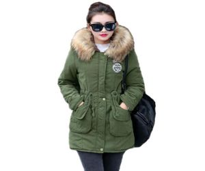 Nuova giacca da donna per donne lunghe parka femminile inverno fitto cotone caldo giacca da donna outwear da donna parco pellicce più taglia 2019 CJ1912139527146