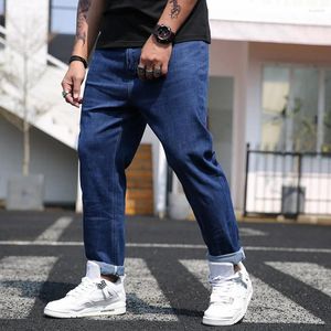 Men's Jeans AI NI YA Spring And Autumn Thin Denim Pants Casual Loose Versatile Business Office Blue Trendy Washed