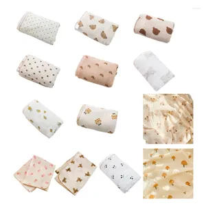 Blankets Swaddle Blanket 2 Layers Cotton Gauze Baby Air-conditions Born Quilts For Infant Toddler Boy And Girl BX0D