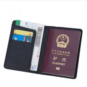 Partihandel med hög kvalit Pass Cover Plånbok Kvinnor Kreditkortshållare Män Affärskort Holder Travel Wallet Porte Carte Car 244G